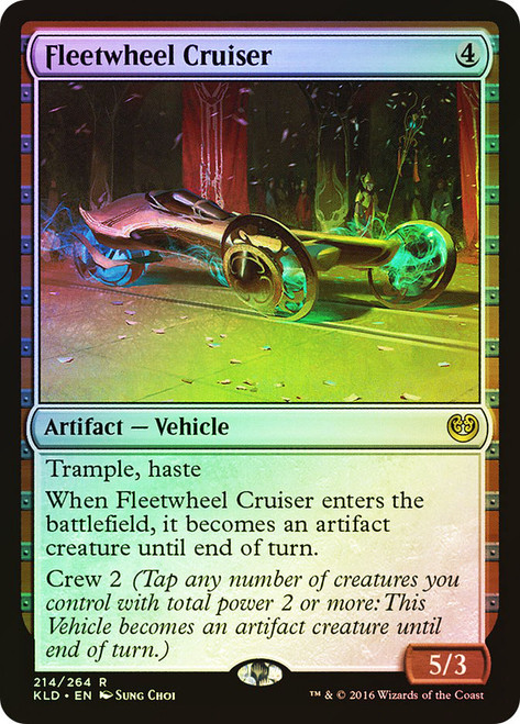 Fleetwheel Cruiser\nKaladesh\nSingle\nMagic The Gathering
