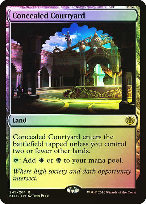 Concealed Courtyard\nKaladesh\nSingle\nMagic The Gathering