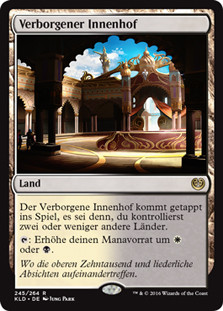Concealed Courtyard
Kaladesh - German
Single
Magic The Gathering