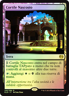 Concealed Courtyard
Kaladesh (Foil) - Italian
Single
Magic The Gathering