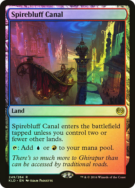 Spirebluff Canal\nKaladesh\nSingle\nMagic The Gathering