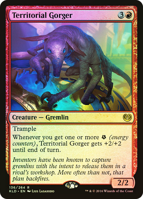 Territorial Gorger\nKaladesh\nSingle\nMagic The Gathering