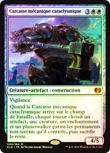 Cataclysmic Gearhulk
Kaladesh (Foil) - French
Single
Magic The Gathering