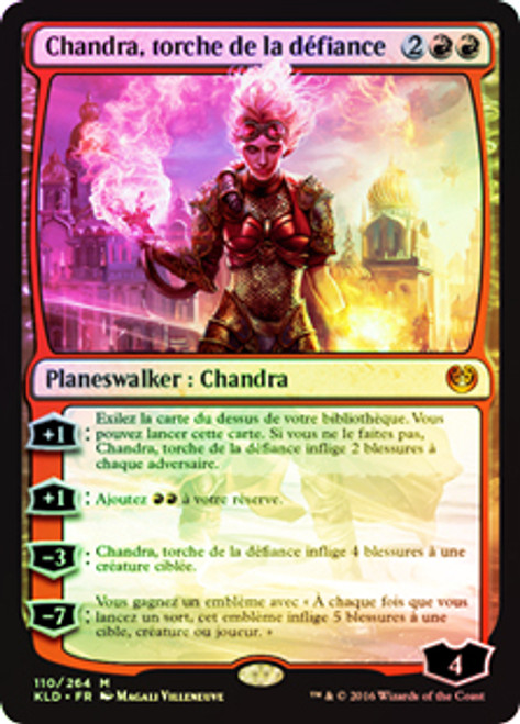 Chandra, Torch of Defiance
Kaladesh (Foil) - French
Single
Magic The Gathering