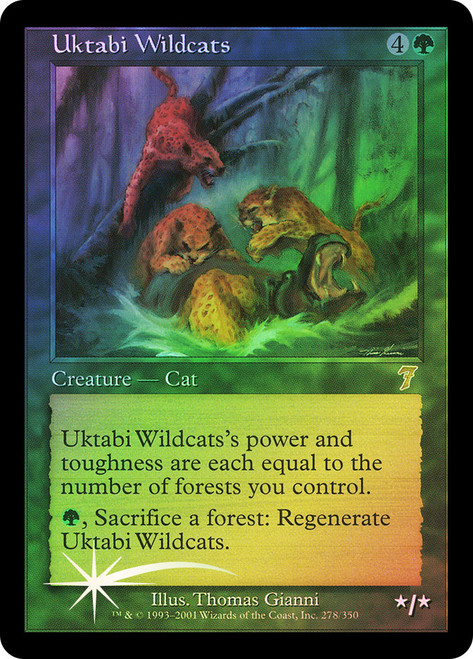 Uktabi Wildcats\n7th Edition\nSingle\nMagic The Gathering