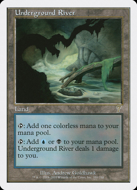 Underground River\n7th Edition\nSingle\nMagic The Gathering