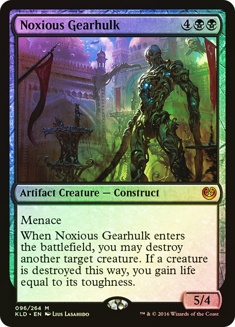 Noxious Gearhulk\nKaladesh\nSingle\nMagic The Gathering