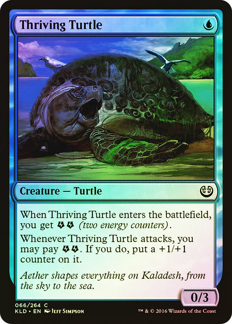 Thriving Turtle\nKaladesh\nSingle\nMagic The Gathering