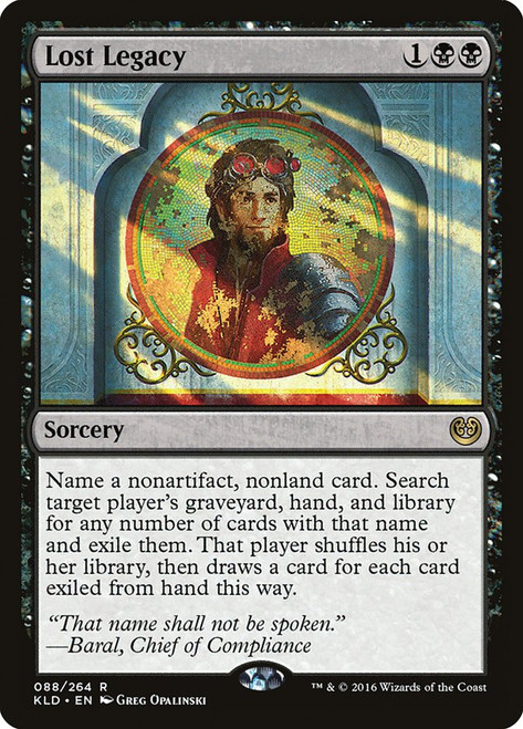 Lost Legacy\nKaladesh\nSingle\nMagic The Gathering