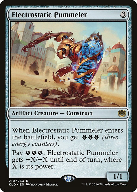 Electrostatic Pummeler\nKaladesh\nSingle\nMagic The Gathering