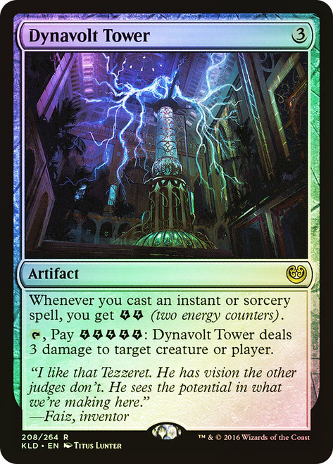 Dynavolt Tower\nKaladesh\nSingle\nMagic The Gathering