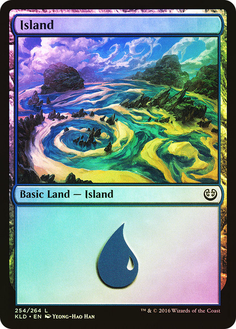 Island (#254)\nKaladesh\nSingle\nMagic The Gathering
