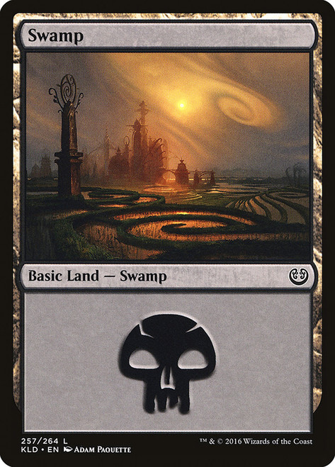 Swamp (#257)\nKaladesh\nSingle\nMagic The Gathering