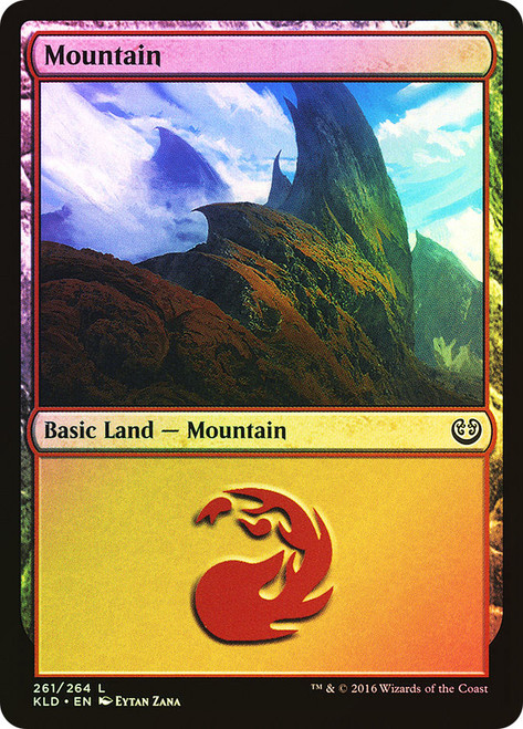 Mountain (#261)\nKaladesh\nSingle\nMagic The Gathering