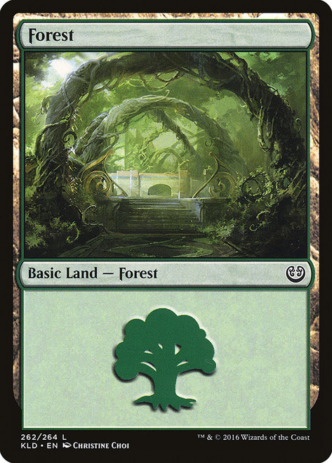 Forest (#262)\nKaladesh\nSingle\nMagic The Gathering