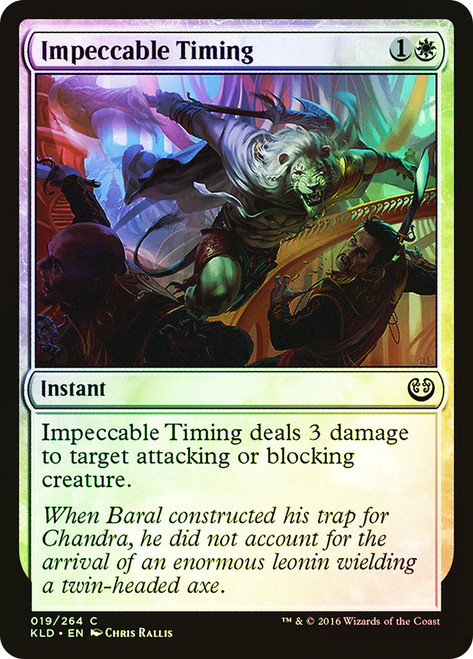 Impeccable Timing\nKaladesh\nSingle\nMagic The Gathering