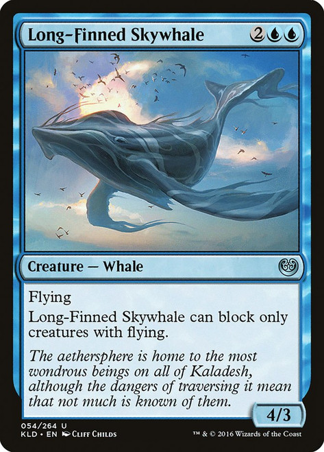 Long-Finned Skywhale\nKaladesh\nSingle\nMagic The Gathering