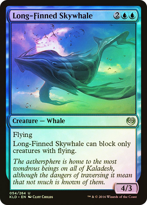 Long-Finned Skywhale\nKaladesh\nSingle\nMagic The Gathering