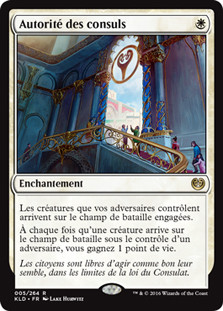 Authority of the Consuls
Kaladesh - French
Single
Magic The Gathering