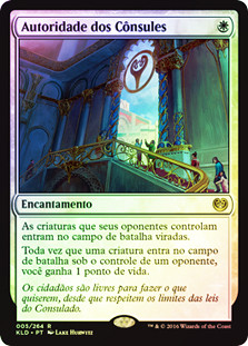 Authority of the Consuls
Kaladesh (Foil) - Portuguese
Single
Magic The Gathering