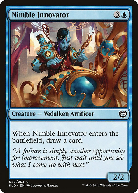 Nimble Innovator\nKaladesh\nSingle\nMagic The Gathering