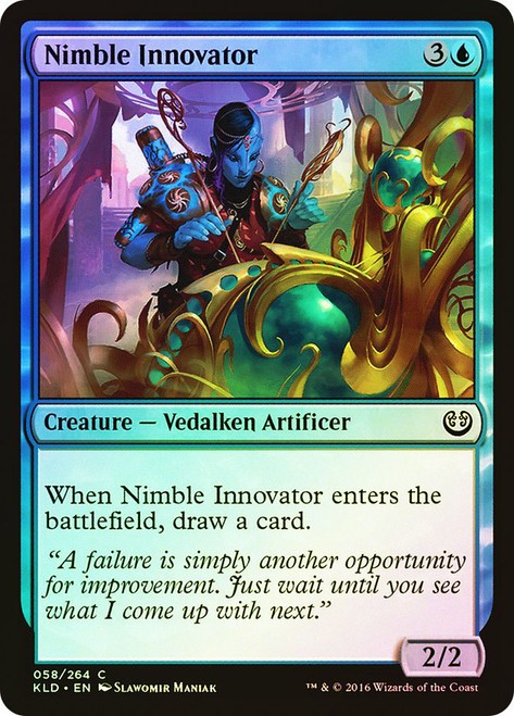 Nimble Innovator\nKaladesh\nSingle\nMagic The Gathering