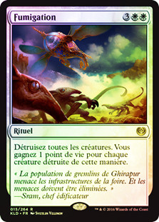 Fumigate
Kaladesh (Foil) - French
Single
Magic The Gathering