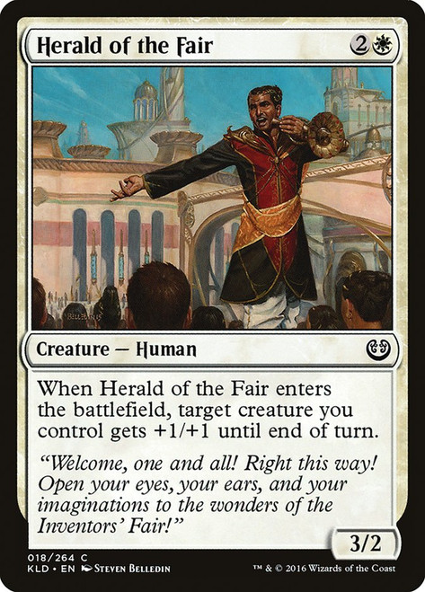 Herald of the Fair\nKaladesh\nSingle\nMagic The Gathering