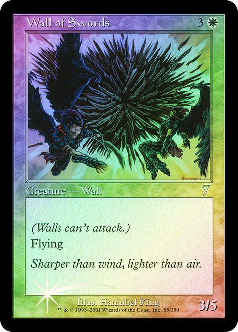 Wall of Swords\n7th Edition\nSingle\nMagic The Gathering