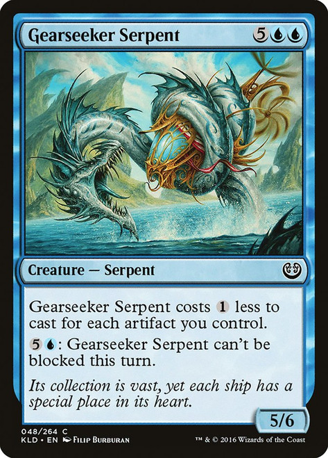 Gearseeker Serpent\nKaladesh\nSingle\nMagic The Gathering