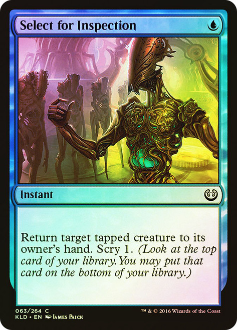 Select for Inspection\nKaladesh\nSingle\nMagic The Gathering