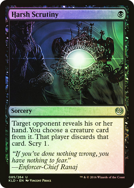 Harsh Scrutiny\nKaladesh\nSingle\nMagic The Gathering