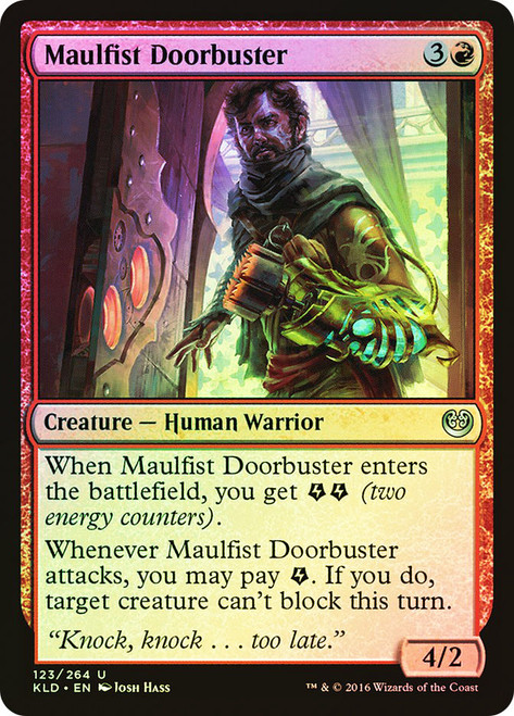 Maulfist Doorbuster\nKaladesh\nSingle\nMagic The Gathering