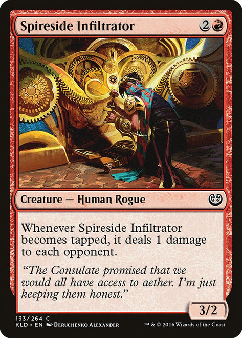 Spireside Infiltrator\nKaladesh\nSingle\nMagic The Gathering