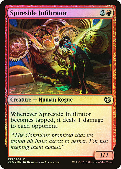 Spireside Infiltrator\nKaladesh\nSingle\nMagic The Gathering