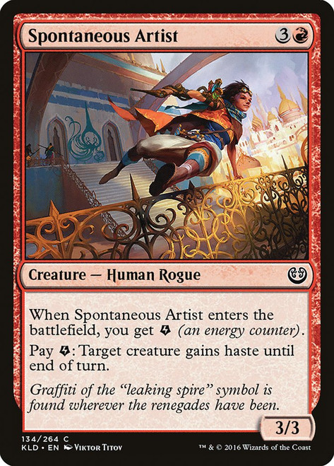 Spontaneous Artist\nKaladesh\nSingle\nMagic The Gathering
