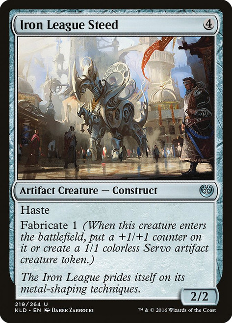 Iron League Steed\nKaladesh\nSingle\nMagic The Gathering