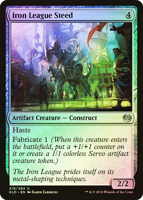 Iron League Steed\nKaladesh\nSingle\nMagic The Gathering