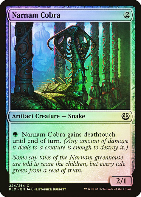 Narnam Cobra\nKaladesh\nSingle\nMagic The Gathering
