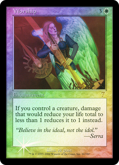Worship\n7th Edition\nSingle\nMagic The Gathering