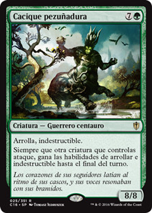 Stonehoof Chieftain
Commander: 2016 Edition - Spanish
Single
Magic The Gathering