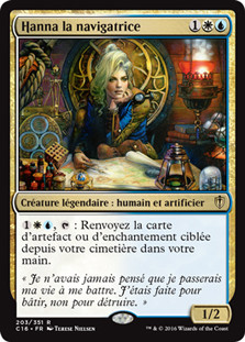 Hanna, Ship's Navigator
Commander: 2016 Edition - French
Single
Magic The Gathering