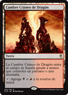 Dragonskull Summit
Commander: 2016 Edition - Spanish
Single
Magic The Gathering