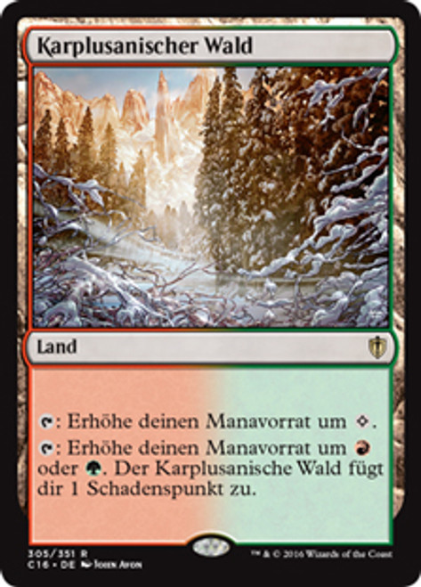 Karplusan Forest | Commander 2016 | Star City Games
