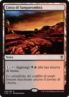 Shadowblood Ridge
Commander: 2016 Edition - Italian
Single
Magic The Gathering