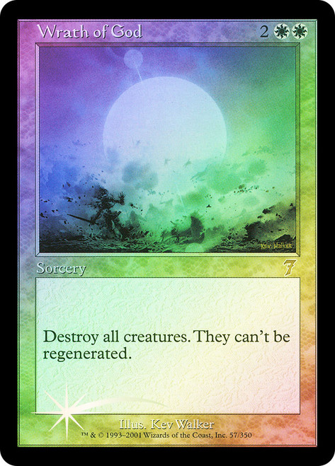 Wrath of God\n7th Edition\nSingle\nMagic The Gathering