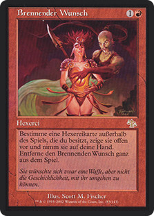 Burning Wish
Judgment - German
Single
Magic The Gathering