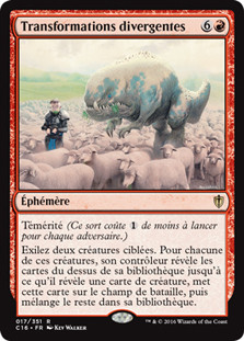 Divergent Transformations
Commander: 2016 Edition - French
Single
Magic The Gathering