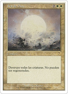 Wrath Of God
7th Edition - Spanish
Single
Magic The Gathering