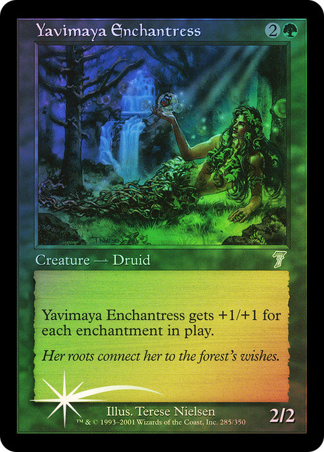 Yavimaya Enchantress\n7th Edition\nSingle\nMagic The Gathering
